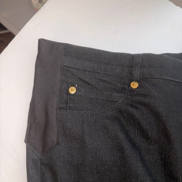 St. John Sport by Marie Gray Black Jean Pants size 10 - Picture 10 of 10